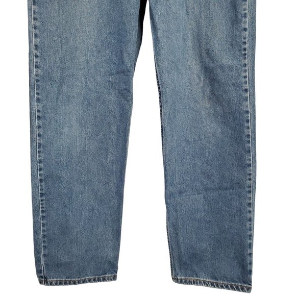 Levi's Mens Size 36x32 Jeans 550 Relaxed Fit Denim Medium Wash 100% Cotton - Picture 4 of 9